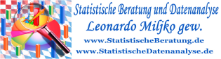 Logo - Statistische Beratung und Datenanalyse Leonardo Miljko  315 x 85 px